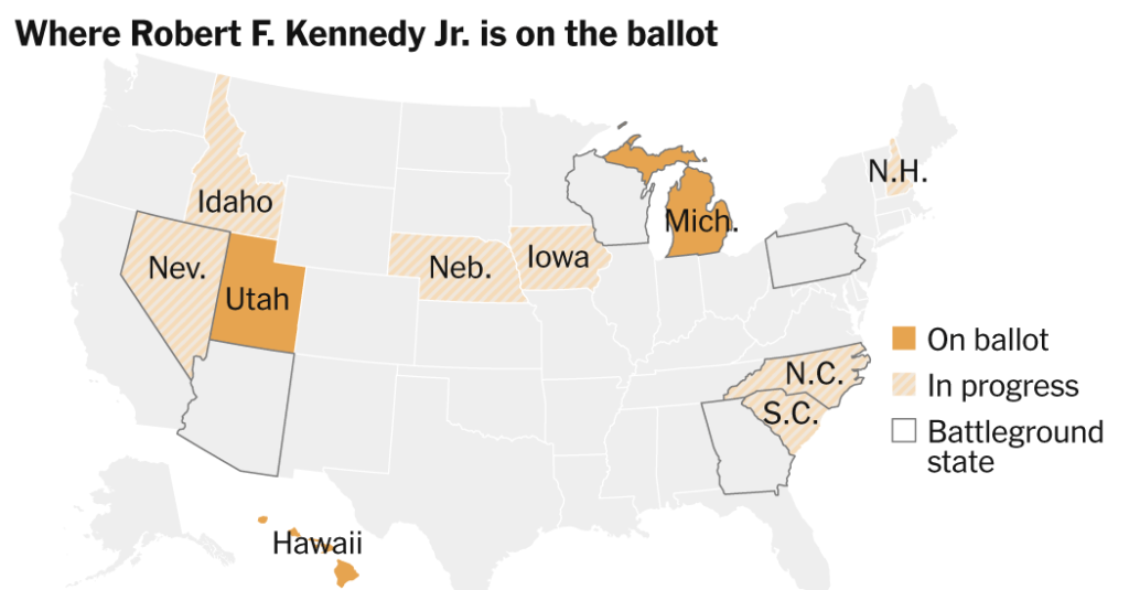 Surprise tactics and legal threats: Inside RFK Jr.’s fight for voting rights