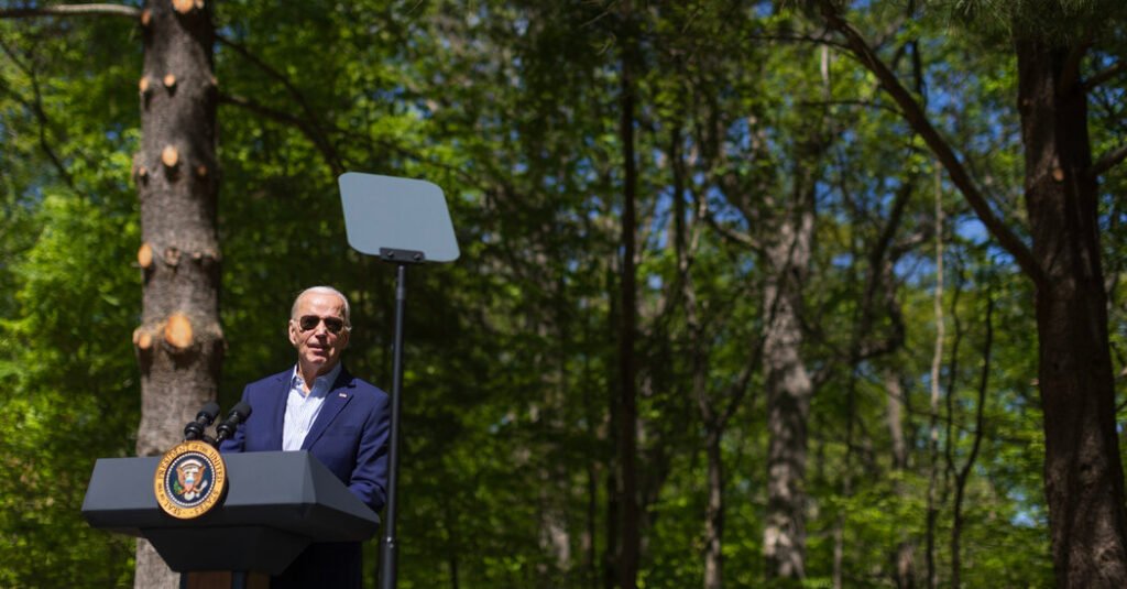 On Earth Day, Biden will focus on climate change investments in contrast to Republicans