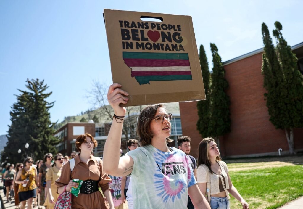 Five Republican-led states file lawsuit over Biden’s new Title IX transgender protections