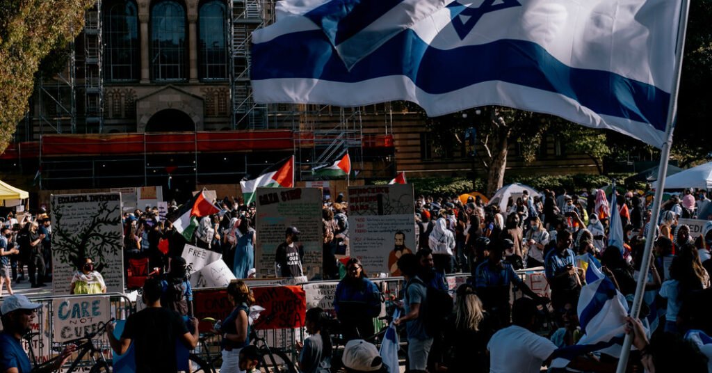 University protests over Gaza deepen rifts in democracy