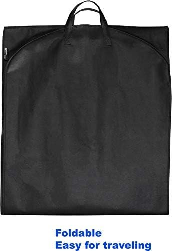 Simple Houseware 60-Inch Heavy Duty Garment Bag For Suits, Tuxedos, Dresses, Coats - Image 4