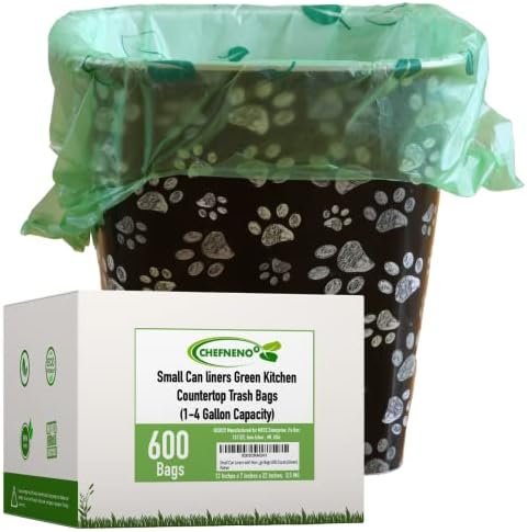 T-shirt Grocery Shopping Bags (600 ct.) Biodegradable Green Restaurant Bags (11.5" x 6.5" x 22") Multipurpose Pet Waste Bag Compatible with Arm & Hammer Swivel Bin & Rake pooper scooper - Image 8