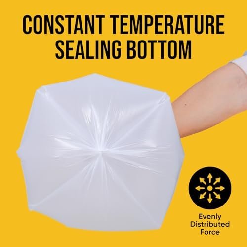 Small Trash Bags - 100 Count 4 Gallon Trash Bag, White Small Garbage Bags, Unscented Bathroom Trash Bags, Small Trash Bags Bathroom Kitchen Office, Thickened & Strong Trash Bags 4 Gallon - Image 7