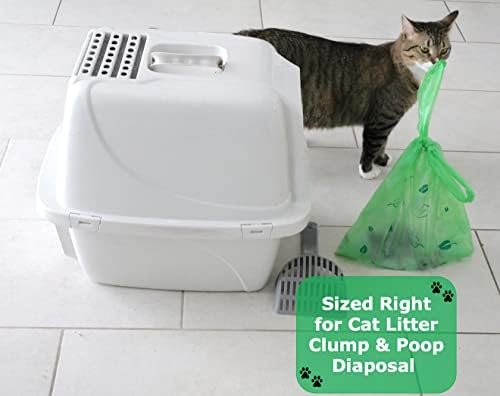 T-shirt Grocery Shopping Bags (600 ct.) Biodegradable Green Restaurant Bags (11.5" x 6.5" x 22") Multipurpose Pet Waste Bag Compatible with Arm & Hammer Swivel Bin & Rake pooper scooper - Image 6