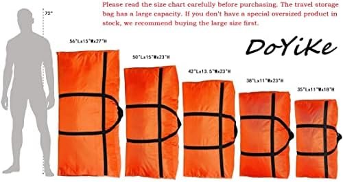 DoYiKe Extra Large Storage Duffle Bag with Zippers and Handles, Big Foldable Duffle Bag for Travel - Image 2