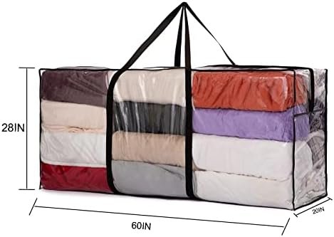 DoYiKe Extra Large Storage Duffle Bag with Zippers and Handles, Big Foldable Duffle Bag for Travel - Image 43