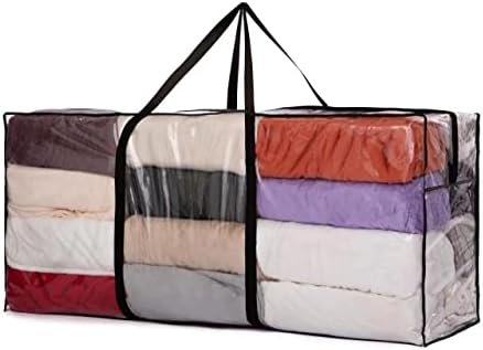 DoYiKe Extra Large Storage Duffle Bag with Zippers and Handles, Big Foldable Duffle Bag for Travel - Image 42