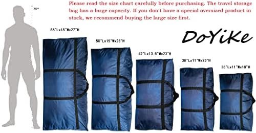 DoYiKe Extra Large Storage Duffle Bag with Zippers and Handles, Big Foldable Duffle Bag for Travel - Image 8