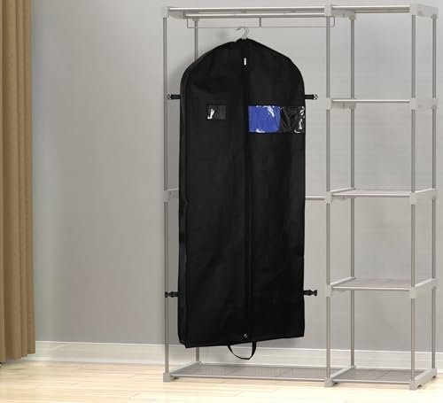 Simple Houseware 60-Inch Heavy Duty Garment Bag For Suits, Tuxedos, Dresses, Coats - Image 6