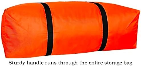 DoYiKe Extra Large Storage Duffle Bag with Zippers and Handles, Big Foldable Duffle Bag for Travel - Image 5