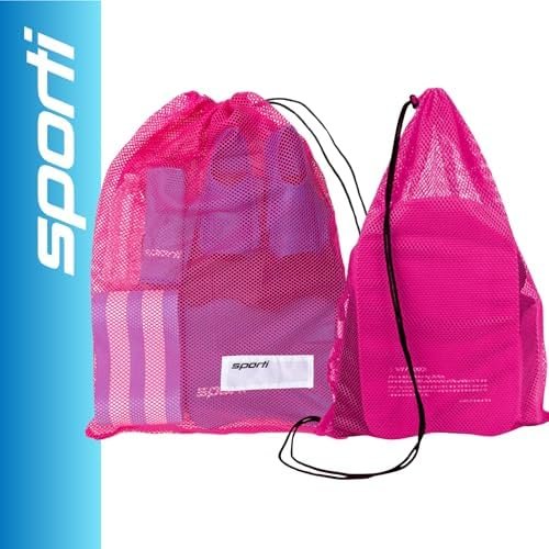 Sporti Mesh Swim Bag - Drawstring Backpack for Men Women, Swim bags for Athletic Gym Sports Workout, Large swim backpack - Image 2