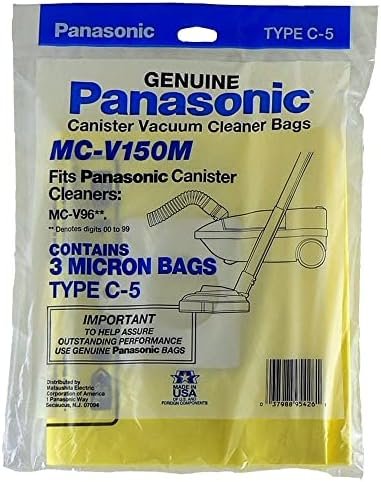 Panasonic MC-V150M Replacement Bag for Canister, 3-Pack - Image 2