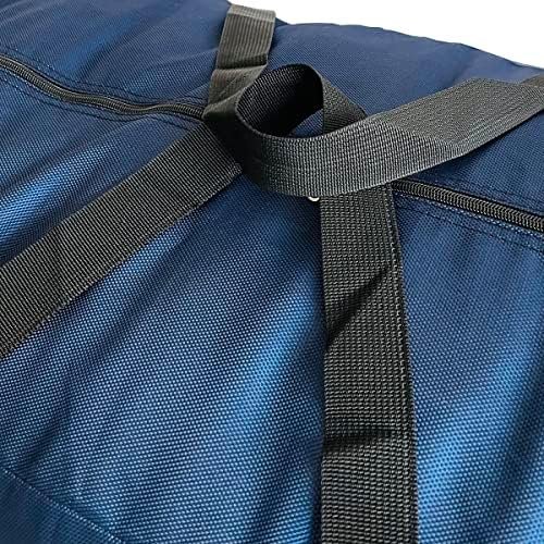 DoYiKe Extra Large Storage Duffle Bag with Zippers and Handles, Big Foldable Duffle Bag for Travel - Image 9