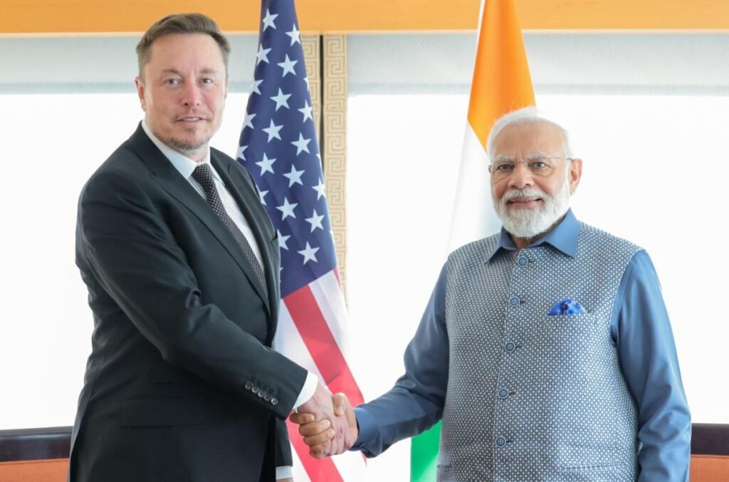 Musk meets with Modi to spur Tesla investment talks in India
