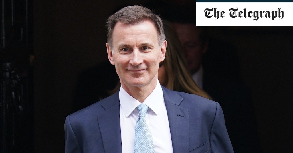 Jeremy Hunt fights London stock market decline