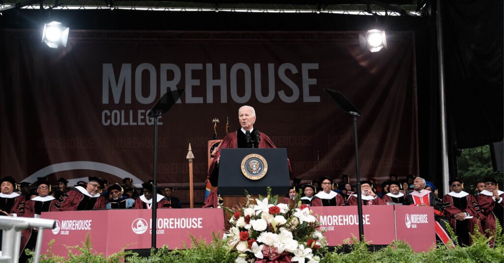Biden’s Morehouse inaugural address focuses on masculinity and faith