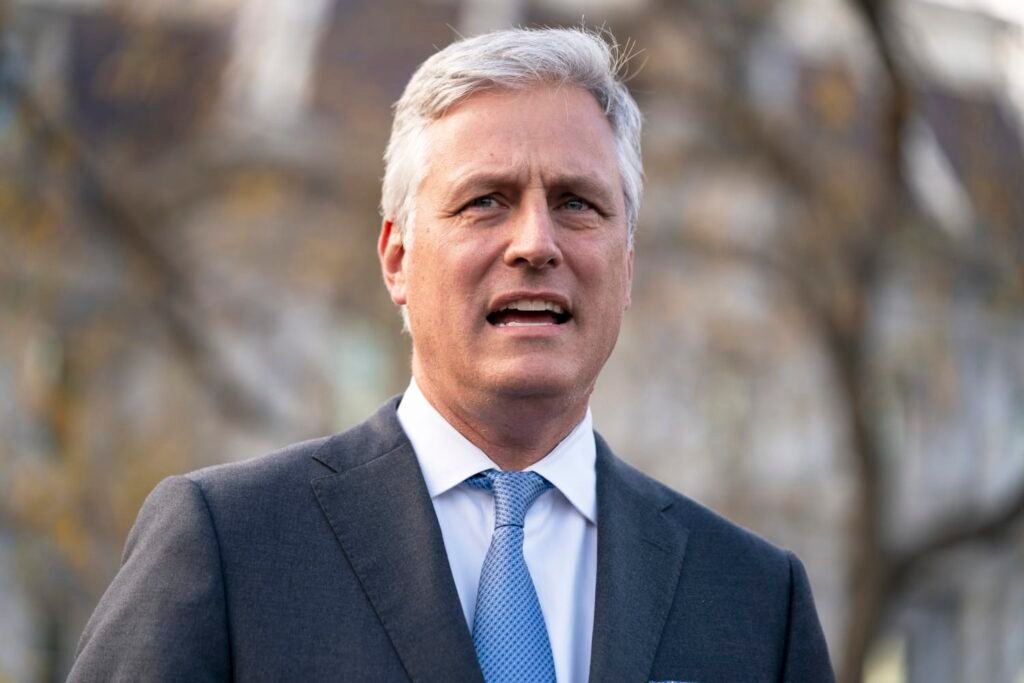 President Trump’s adviser Robert O’Brien meets with Prime Minister Netanyahu