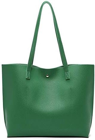 Dreubea Women's Soft Faux Leather Tote Shoulder Bag from, Big Capacity Tassel Handbag - Image 3
