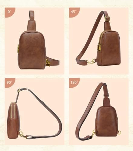 Small Sling Bag for Women Crossbody Purse, Soft Vegan Leather Sling Purse, Crossbody Bags for Women - Image 6