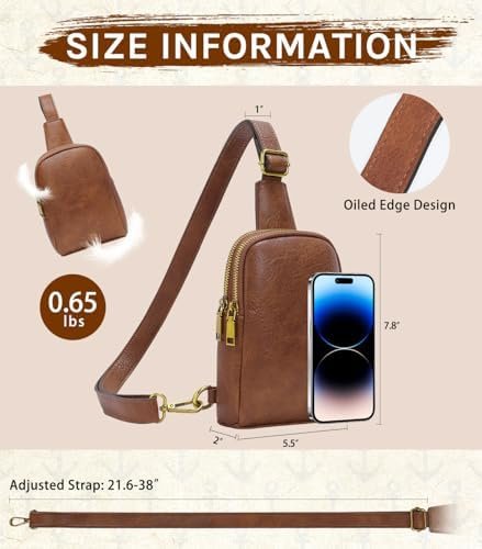 Small Sling Bag for Women Crossbody Purse, Soft Vegan Leather Sling Purse, Crossbody Bags for Women - Image 3