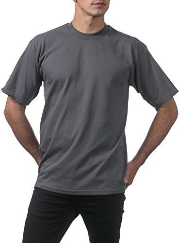 Pro Club Men's Heavyweight Cotton Short Sleeve Crew Neck T-Shirt - Image 3
