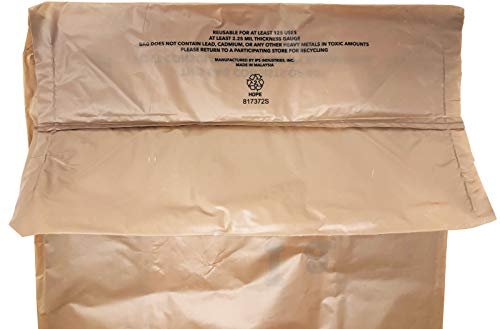 Reli. Shopping Bags, Reusable (250 Count Bulk; 2.25 mil Thick) Kraft Shopping Bags for Restaurant, Take Out, Retail, Grocery - Recyclable Shopping Bags (12" L x 6.75" W x 14" H) (Brown) - Image 4