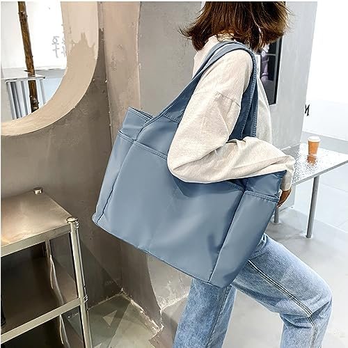 SOYMWIN Tote Bag for Women,Large Tote Bag with Compartments and Multiple Pockets,Quilted Shoulder Bag for Travel Work Sports - Image 4