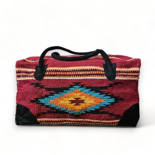 Southwestern Large Weekender Travel Bag Western Duffle Bag Boho Travel Bag (Monica) - Image 4