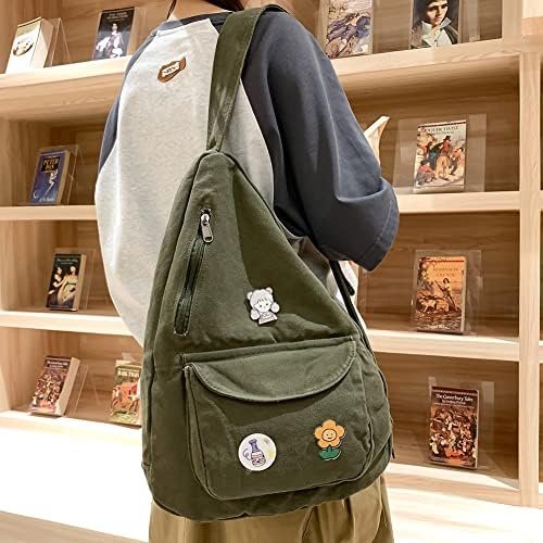 Sling Bag for Women Crossbody Backpack Shoulder Chest Bag Daypack Small Travel Canvas Casual Hiking Outdoor - Image 5