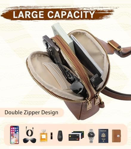 Small Sling Bag for Women Crossbody Purse, Soft Vegan Leather Sling Purse, Crossbody Bags for Women - Image 4