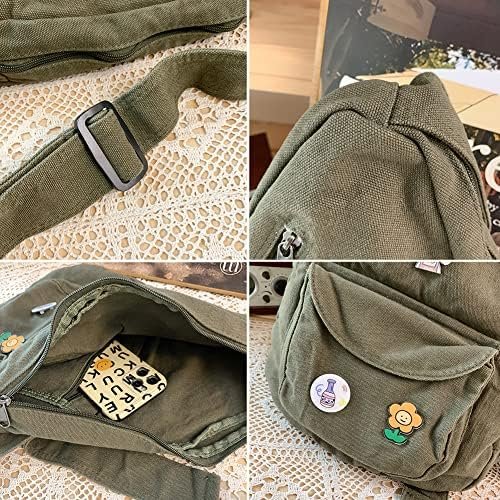 Sling Bag for Women Crossbody Backpack Shoulder Chest Bag Daypack Small Travel Canvas Casual Hiking Outdoor - Image 2