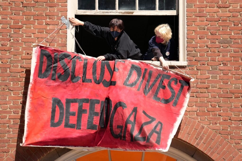 Pro-Palestinian demonstrators are demanding transparency of donations.But it has proven not to be simple