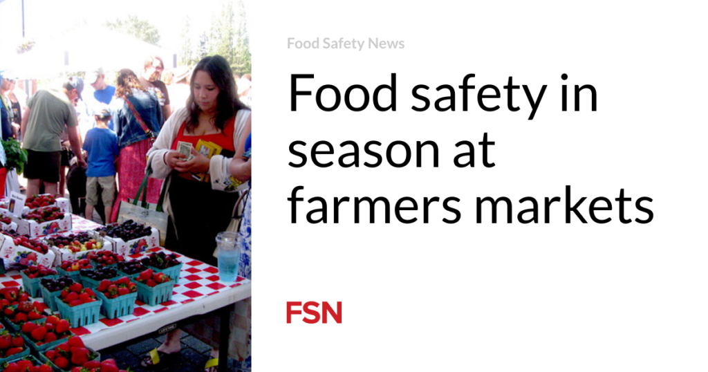 Farmers Market: In-season Food Safety