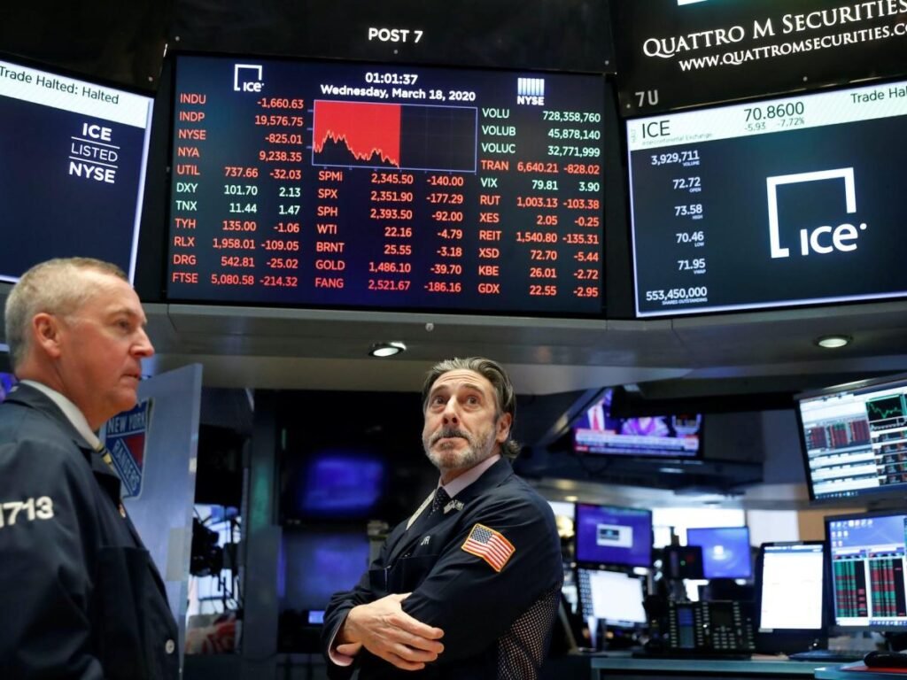 U.S. stocks fall slightly as AI-driven tech stock surge stalls