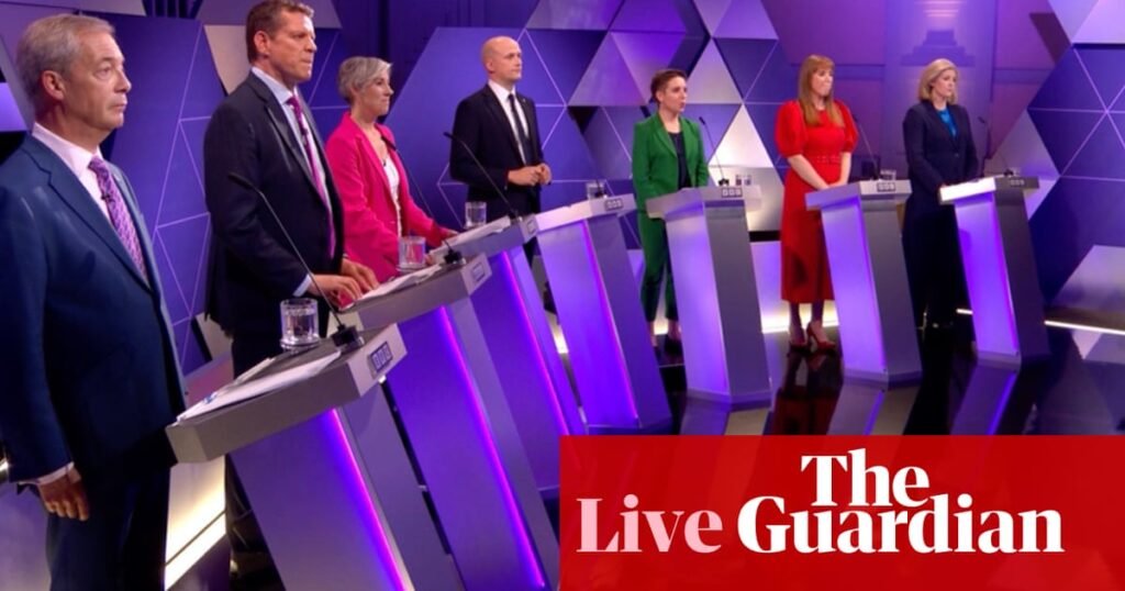 BBC Election Debate Live: Penny Mordaunt hits out at Sunak for ignoring D-Day in seven-party debate | Politics