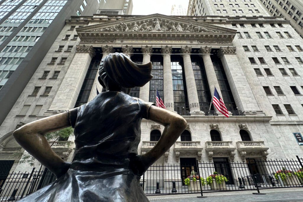 Wall Street falls slightly as market awaits inflation data on Friday