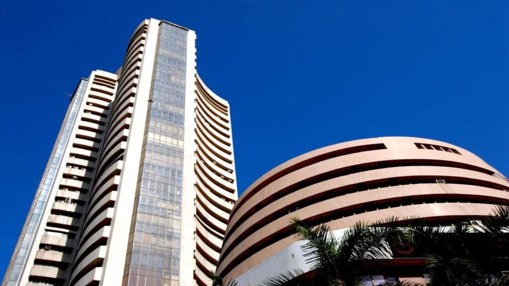 Sensex falls 150 points, Nifty rises above 23530; Bharti Airtel and Infosys lead gains