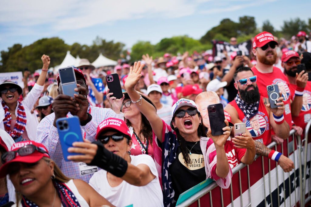Trump’s speeches today are spreading increasingly dangerous rhetoric.