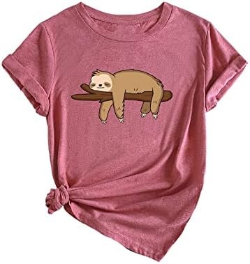 SOLY HUX Women's Cute Graphic Tees Cartoon Casual Summer Tops Short Sleeve T Shirts