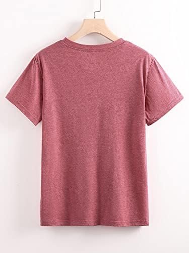 SOLY HUX Women's Cute Graphic Tees Cartoon Casual Summer Tops Short Sleeve T Shirts - Image 2