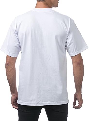 Pro Club Men's 3-Pack Heavyweight Cotton Short Sleeve Crew Neck T-Shirt - Image 3