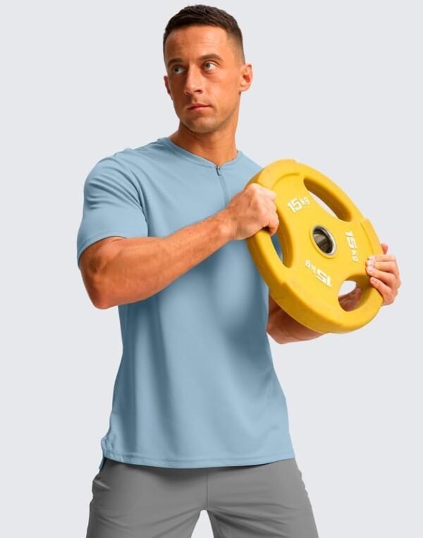 G Gradual Men's Workout Shirts Short Sleeve Quick Dry T-Shirt Moisture Wicking Athletic Gym Running Shirts for Men - Image 3
