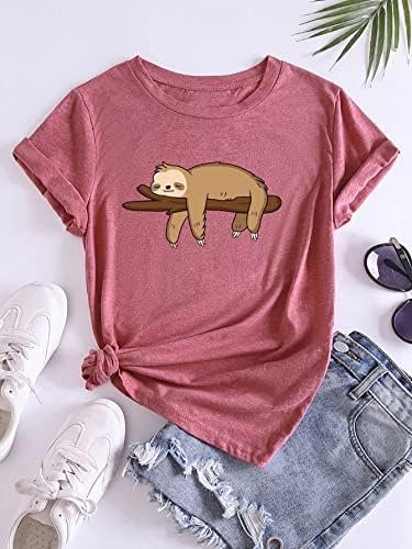 SOLY HUX Women's Cute Graphic Tees Cartoon Casual Summer Tops Short Sleeve T Shirts - Image 5