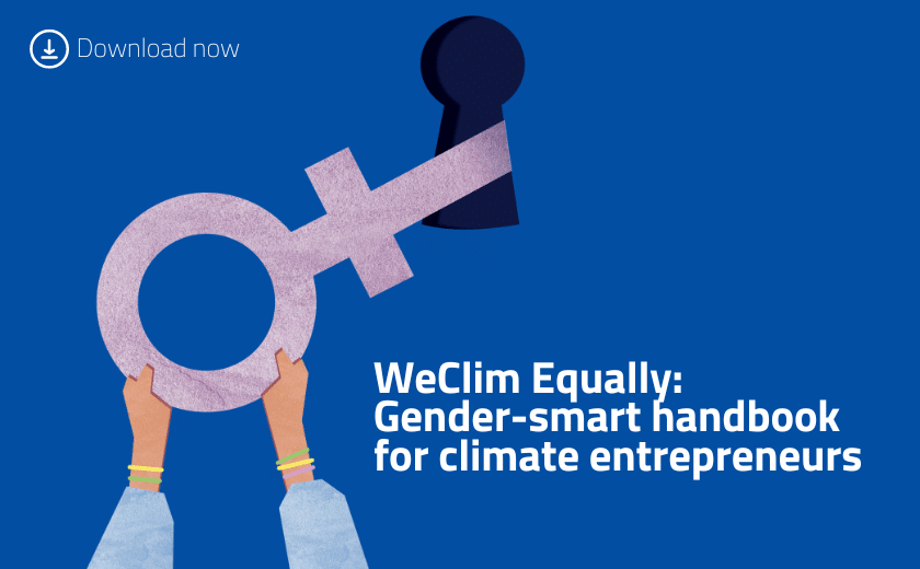 EIT Climate-KIC launches new gender-smart handbook for climate entrepreneurs