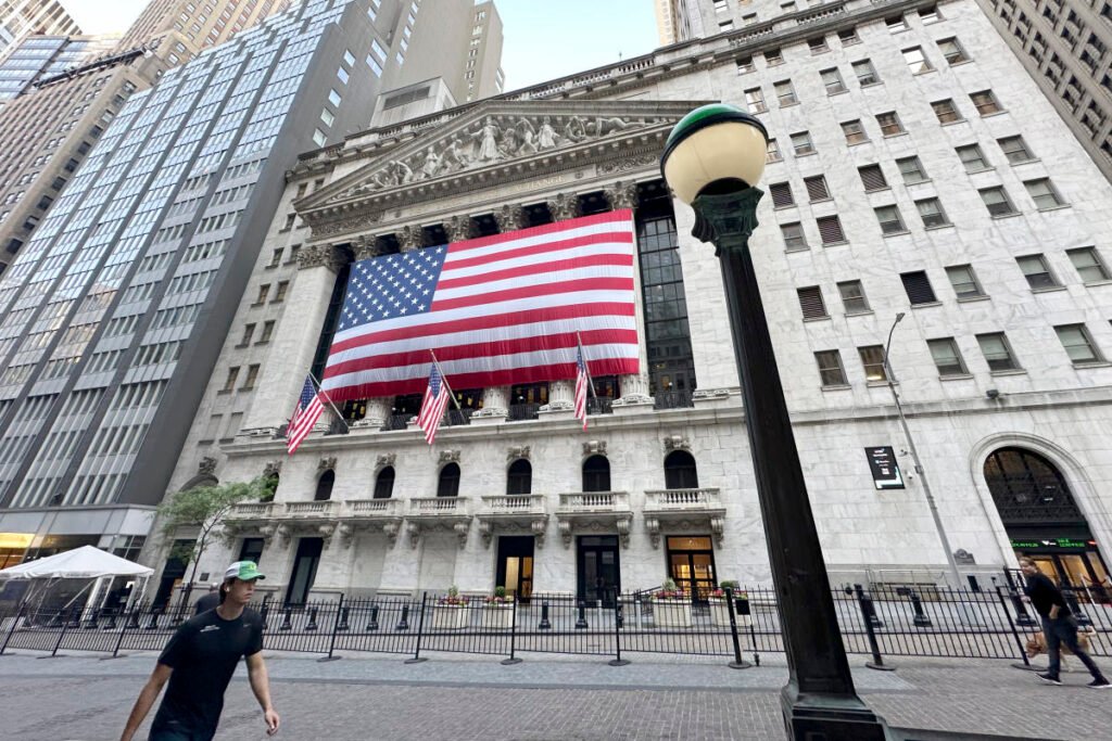 Stocks on Wall Street fell, ending a three-week streak of gains for the S&P 500.
