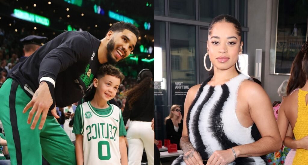 Jayson Tatum shares trending status with his son and Ella Mai