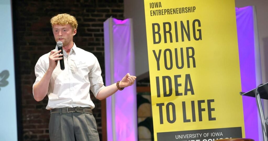 Clem entrepreneur Caleb Renner places third at Iowa Venture School opening day